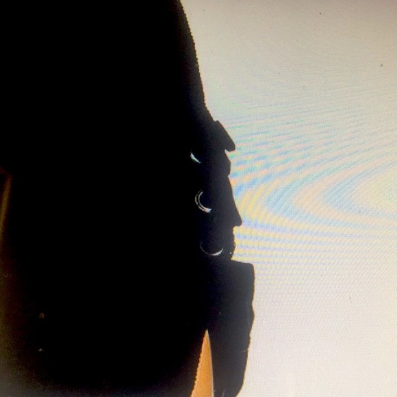 NEW tie BLACK ONLY Grommet detailed Poncho/sweater - Picture 3 of 6